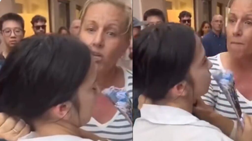 Lo que esta americana se atrevió a hacer frente a una ladrona en Italia está revolucionando las redes sociales